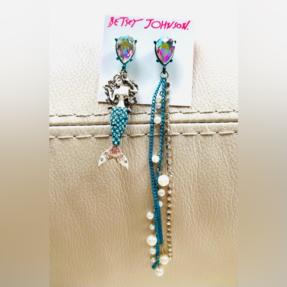 Betsey Johnson Mermaid Earrings